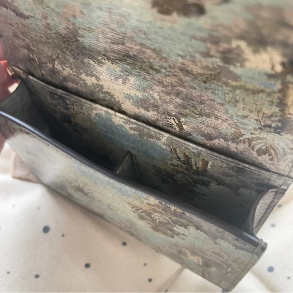 Gucci Supreme Ophidia Beige and Brown Playing Card Wallet Red and Green Stripe - Picture 7 of 13